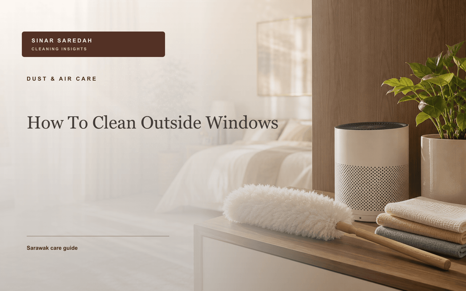 How To Clean Outside Windows | Sinar Saredah