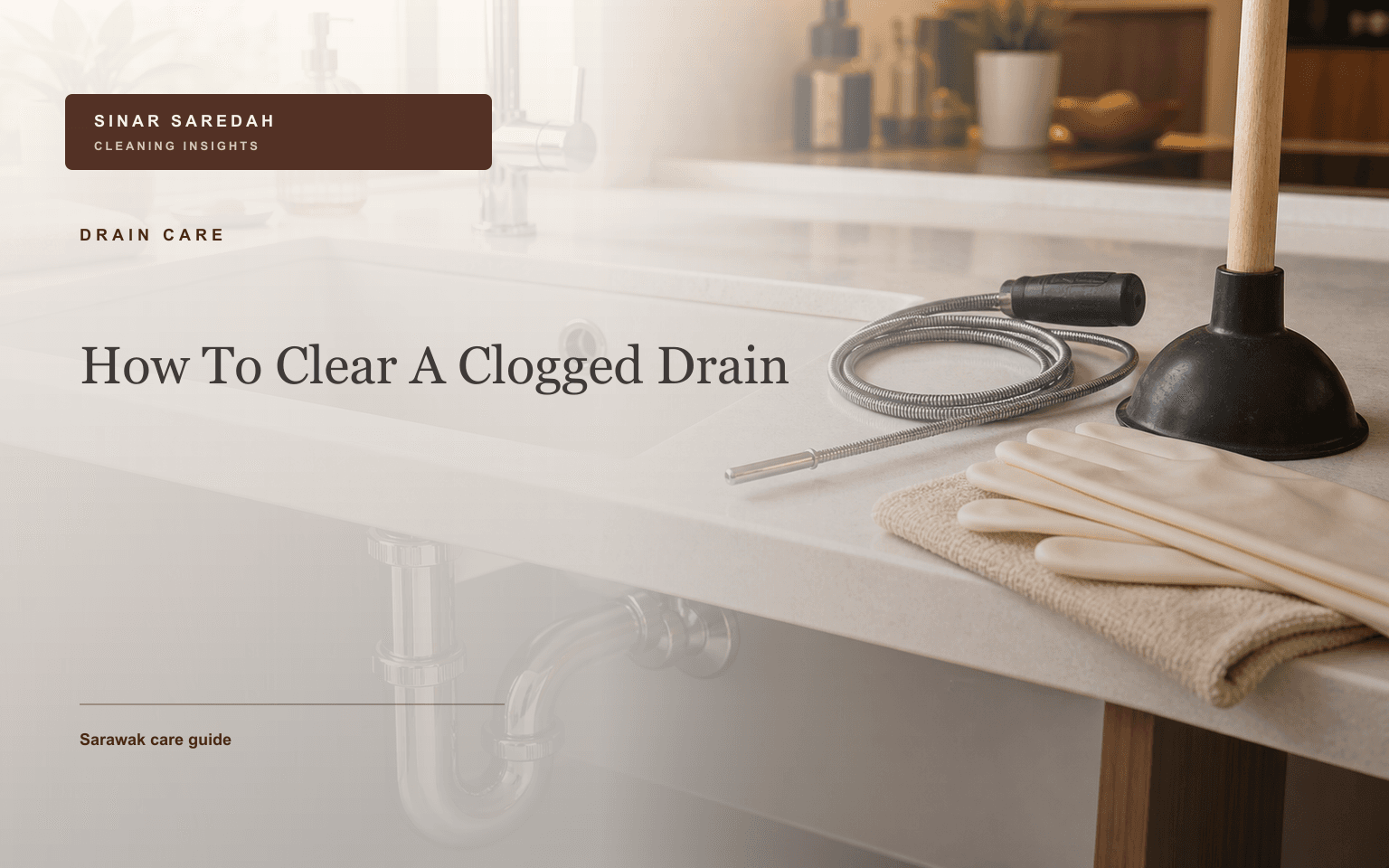 How to Clear a Clogged Drain at Home in Malaysia