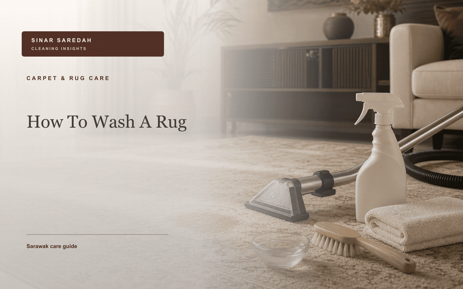 How To Wash A Rug | Sinar Saredah