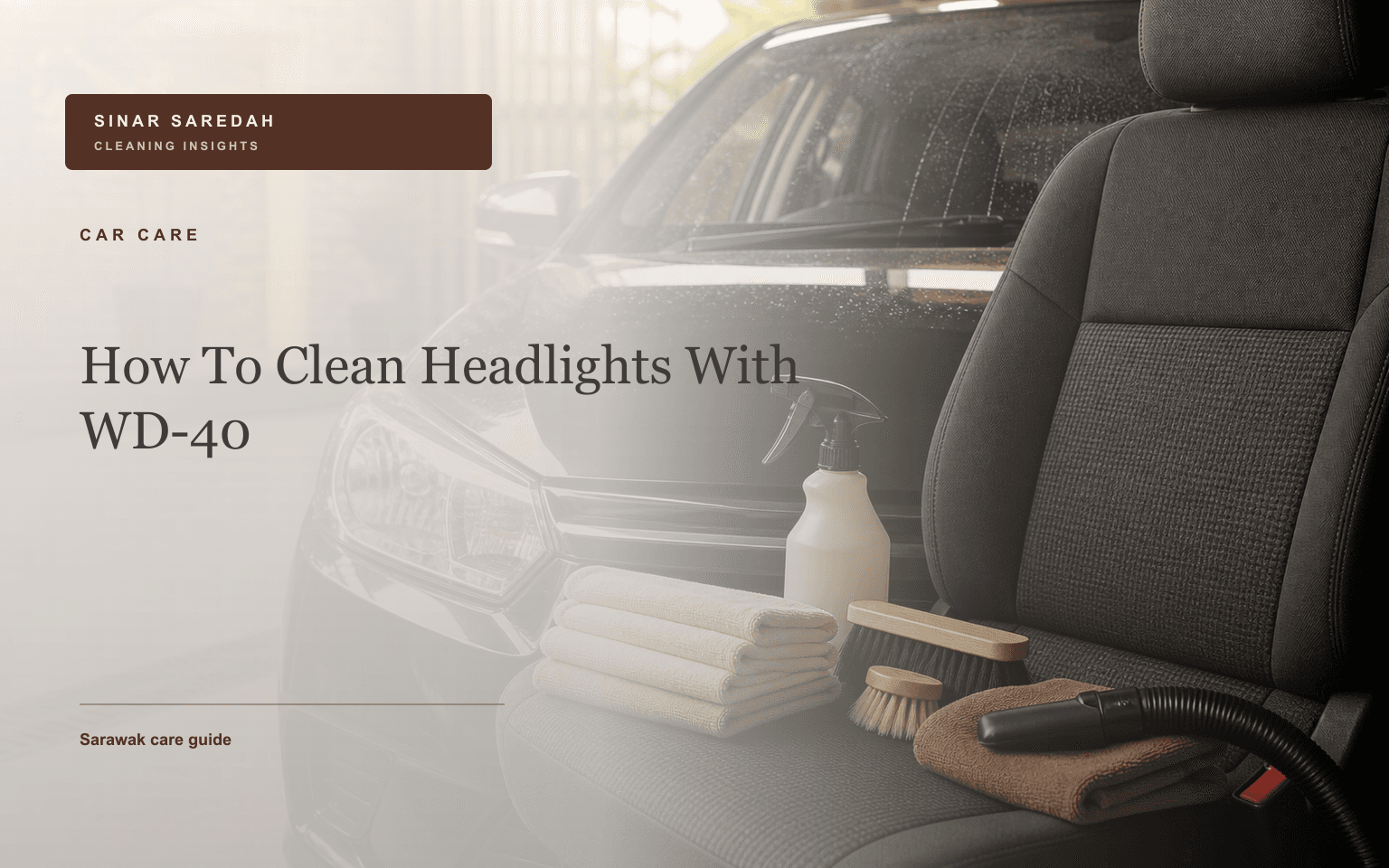 How To Clean Headlights With Wd40 | Sinar Saredah