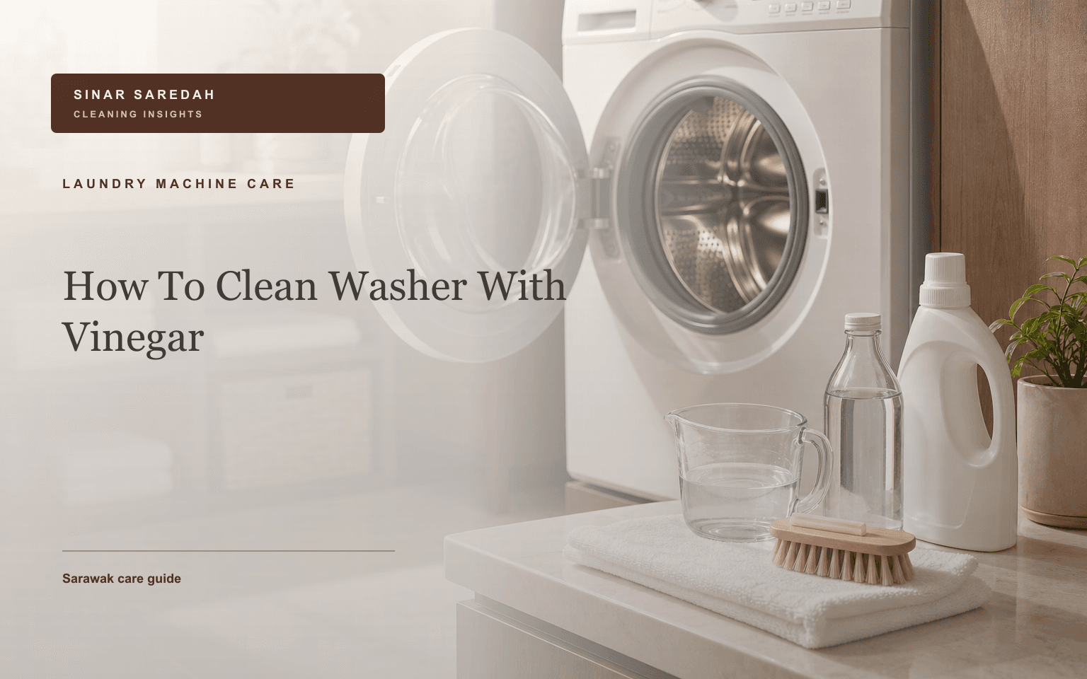 How To Clean Washer With Vinegar | Sinar Saredah