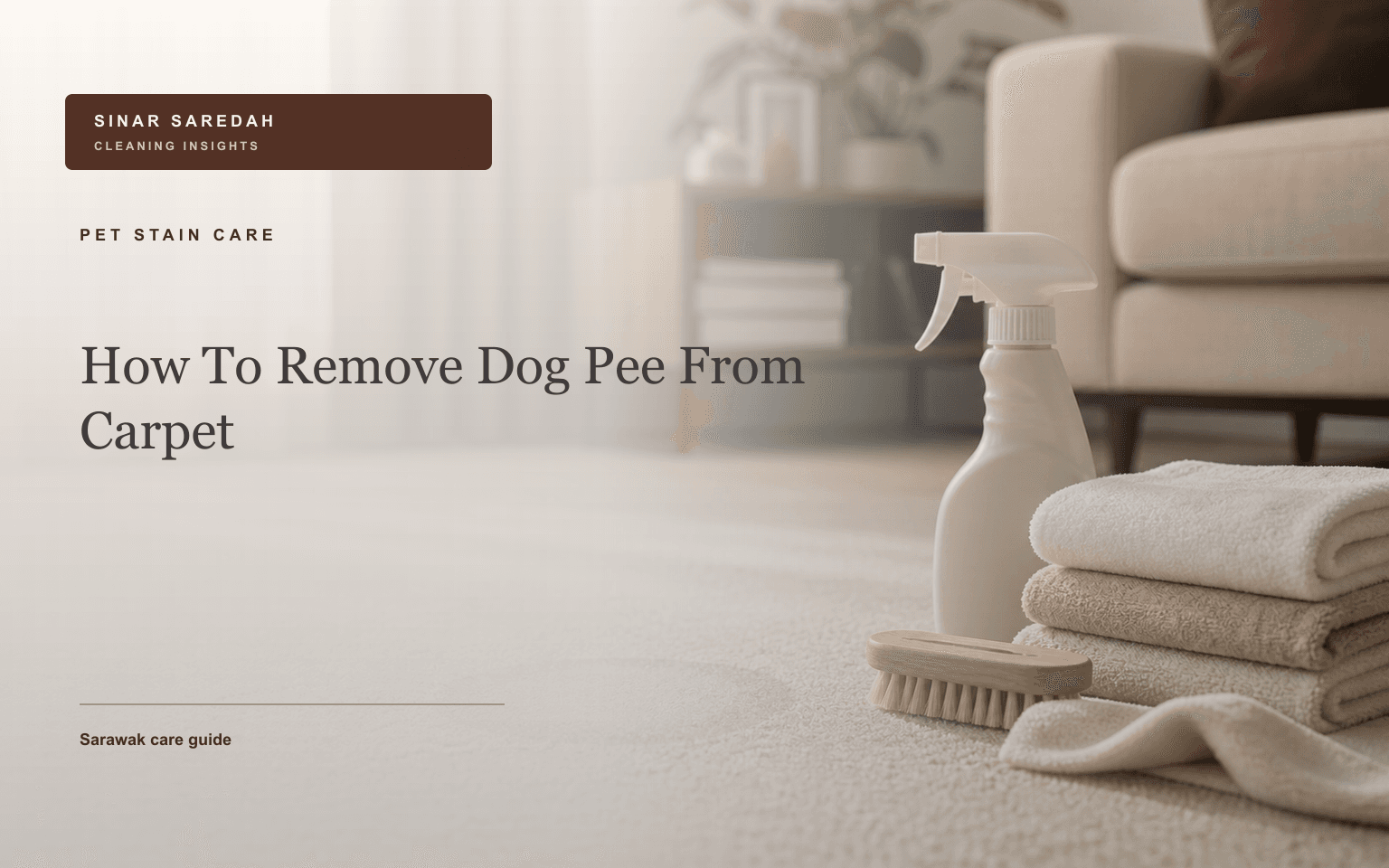 How To Remove Dog Pee From Carpet | Sinar Saredah