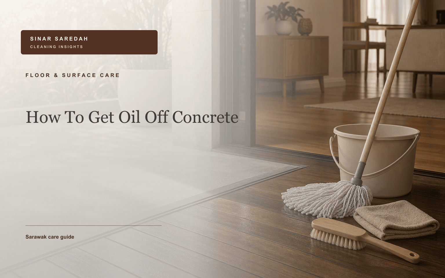 How To Get Oil Off Concrete | Sinar Saredah