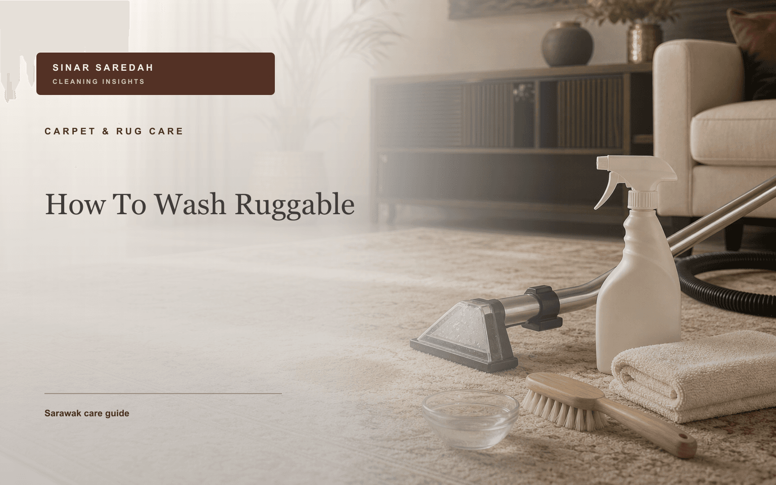 How To Wash Ruggable | Sinar Saredah