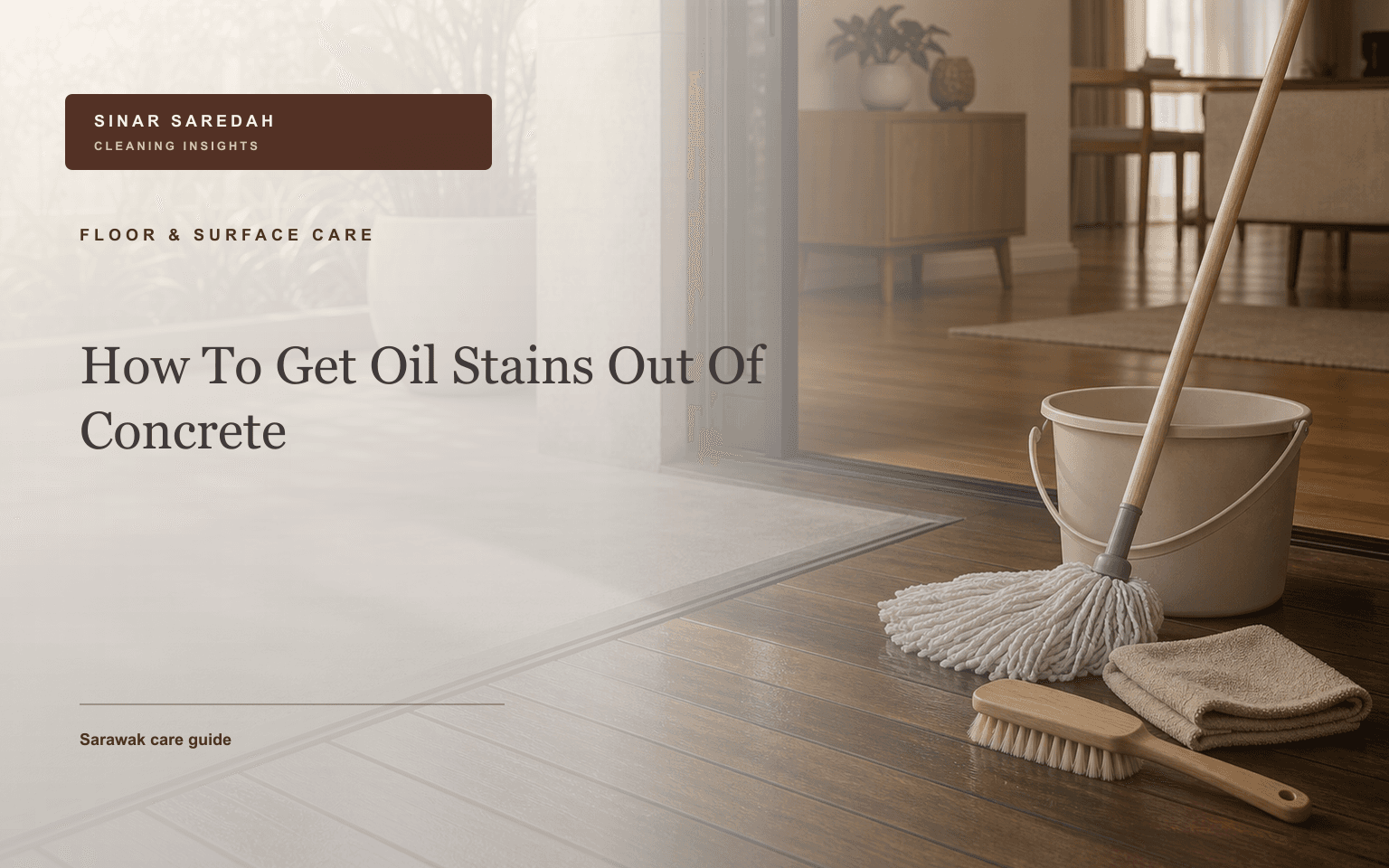 How To Get Oil Stains Out Of Concrete | Sinar Saredah