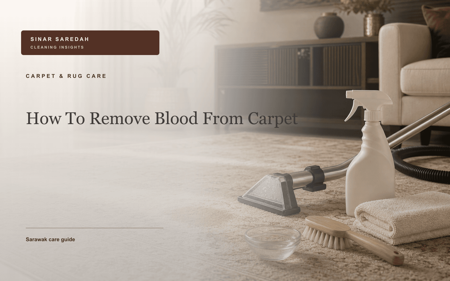 How To Remove Blood From Carpet | Sinar Saredah