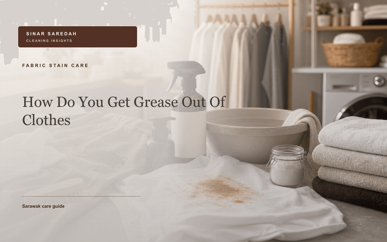 How Do You Get Grease Out Of Clothes | Sinar Saredah