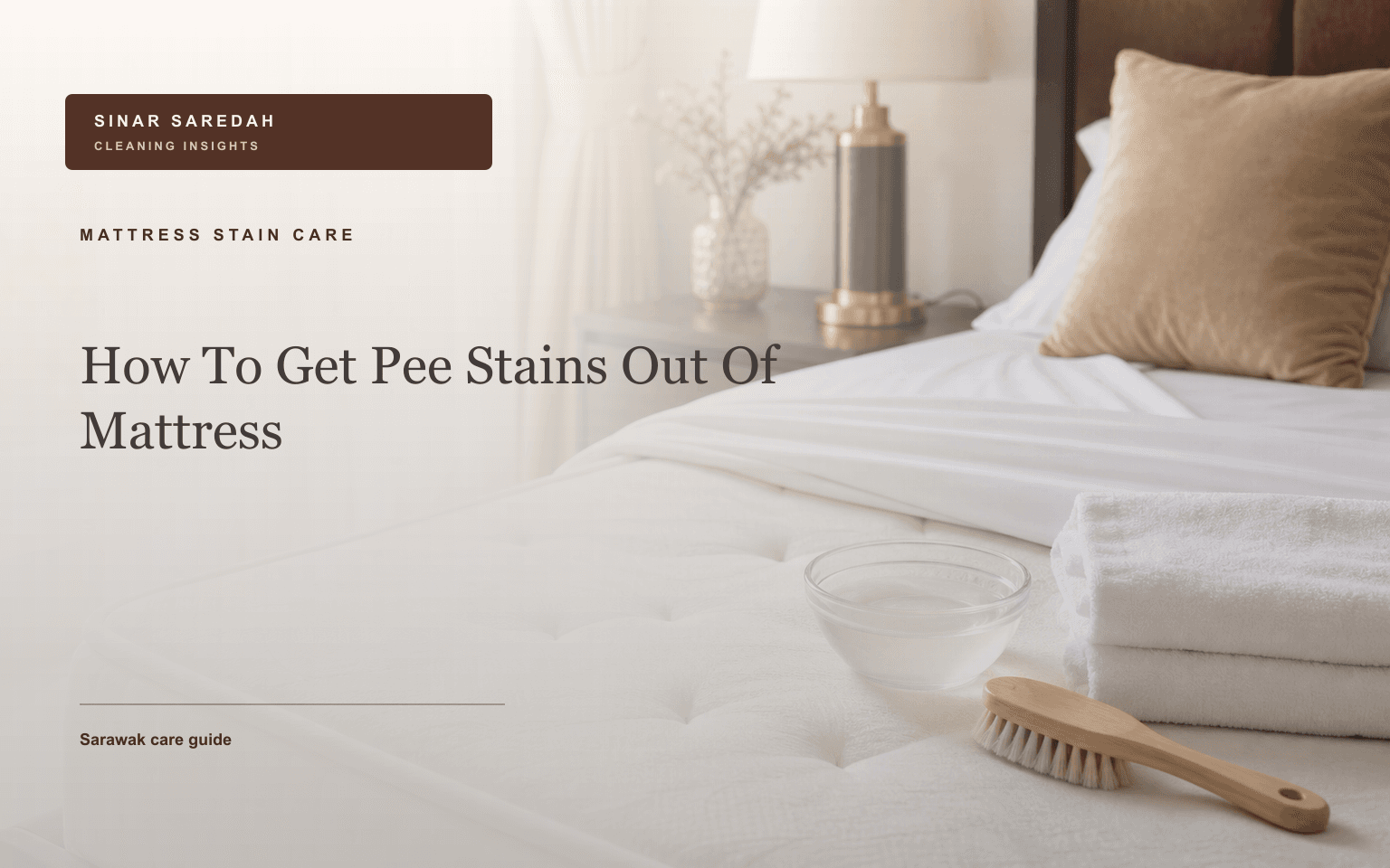 How to Get Pee Stains Out of Mattress Safely