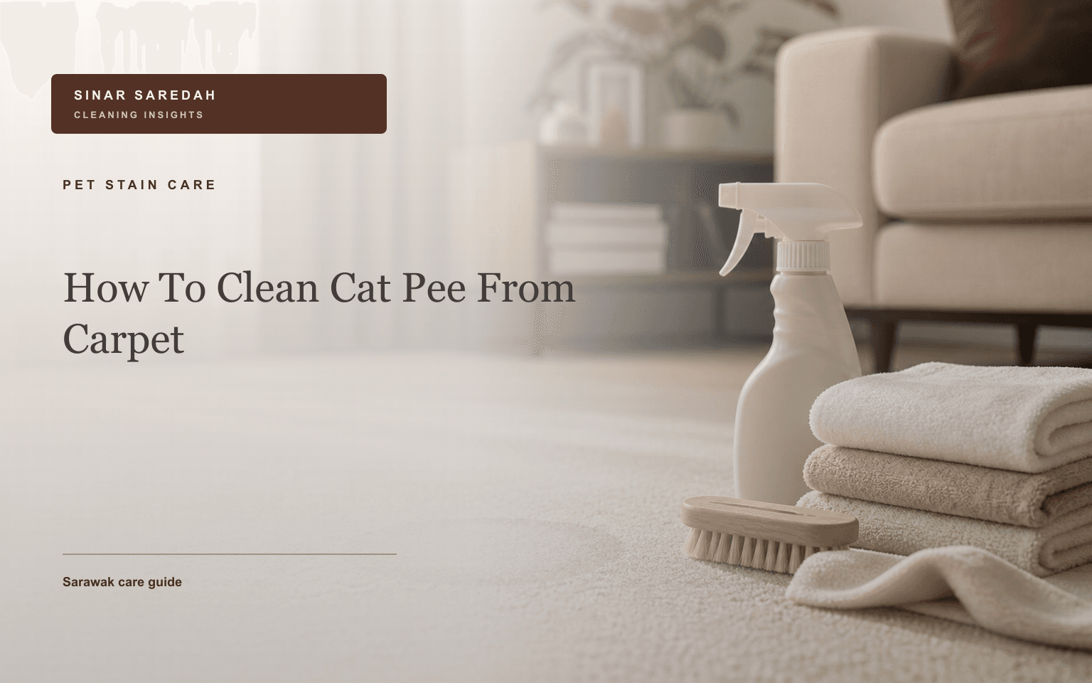 How To Clean Cat Pee From Carpet | Sinar Saredah
