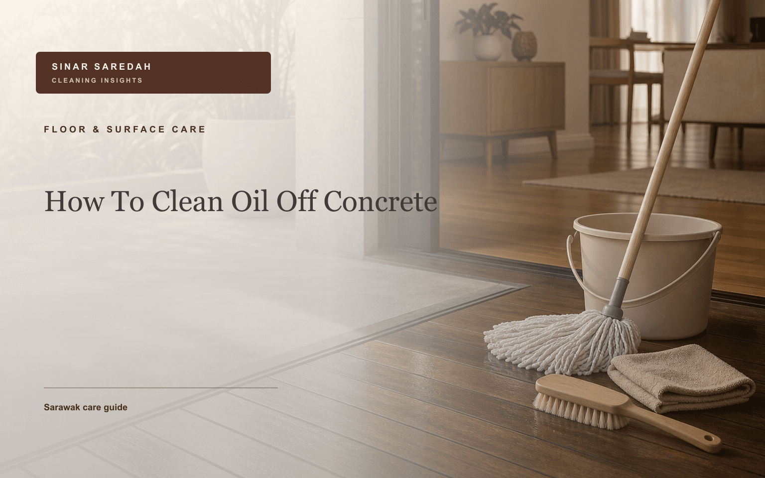 How To Clean Oil Off Concrete | Sinar Saredah
