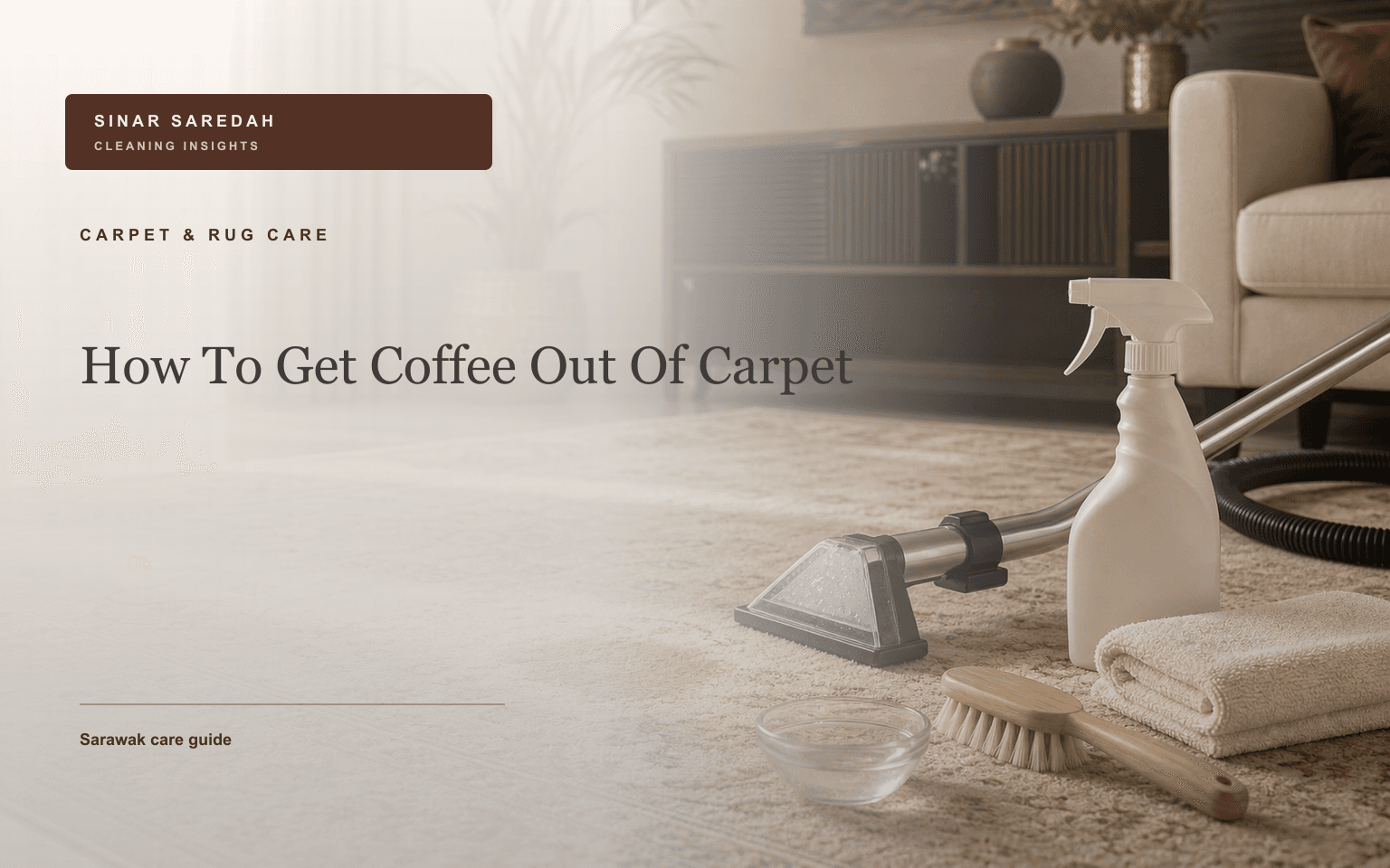 How to Get Coffee Out of Carpet in Malaysia
