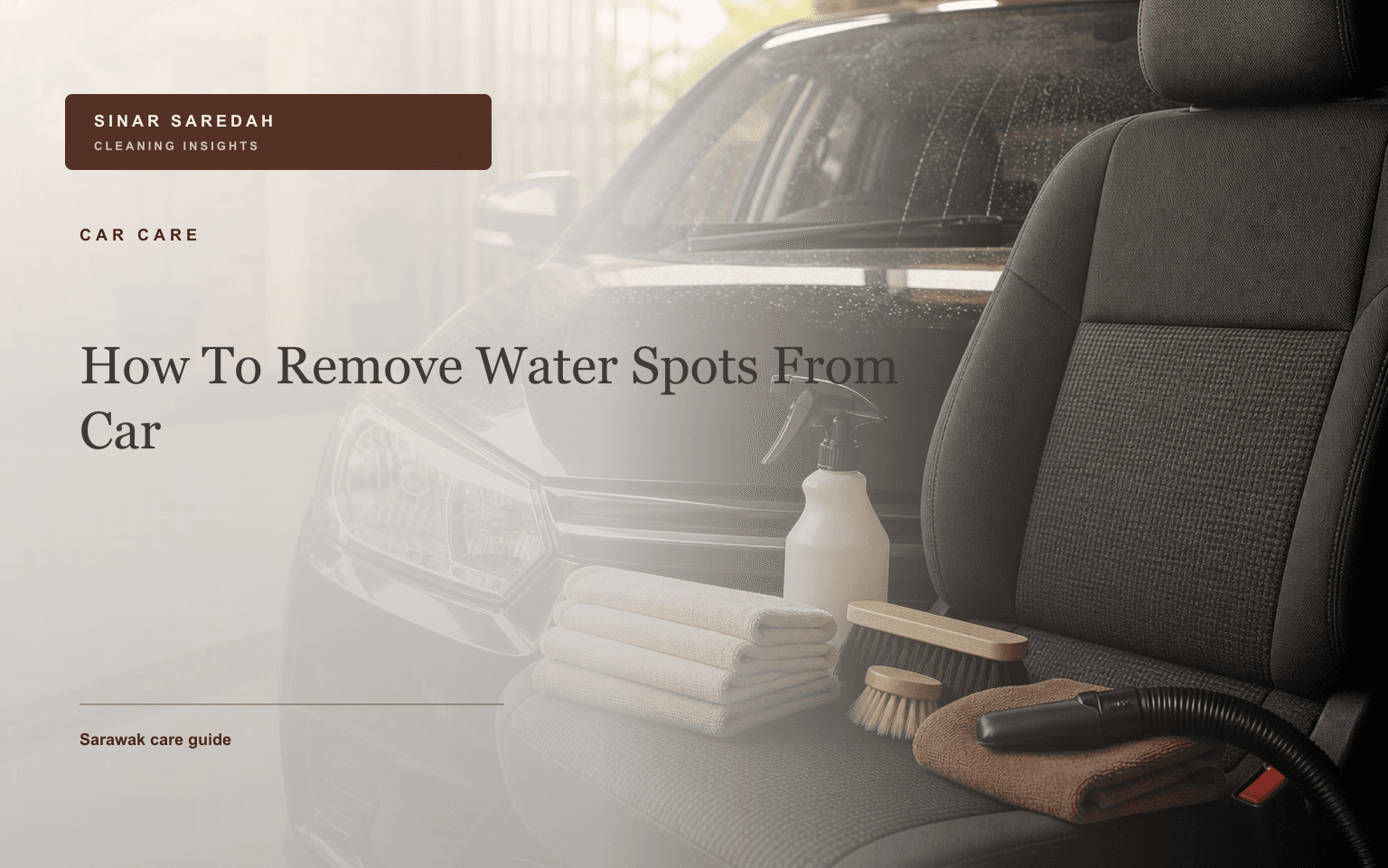 How To Remove Water Spots From Car | Sinar Saredah